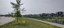 Hua Mulan Park - Pathways - Along Pebble Creek Gate - Facing West